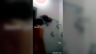 Hot GF Stripping Naked And Teasing In Her Bedroom