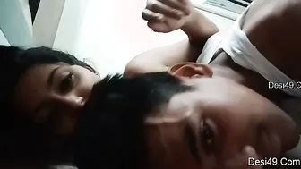 Sucking On My GFs Soft Tits While Recording Everything