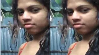 Rural Girl Flashing Her Dripping Wet Pussy In Private Moment