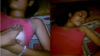 Cute GF Letting Me Suck Her Boobs And Film Her Wet Pussy