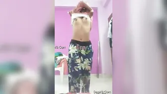 Sexy Indian GF Slowly Undressing And Teasing Me Naked