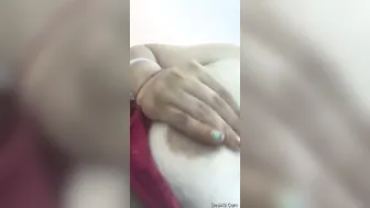 Busty Married Bhabhi Teasing Showing Off Her Huge Tits For Me