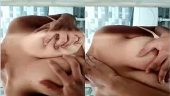 Desi Babe Playing With Her Perky Boobs Teasing Me Nonstop