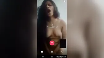 Desi Babe Fingering Herself For Me On Late Night Video Call