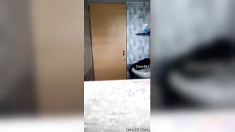 Desi Girl Getting Ready To Bathe Stripping Naked For The Camera