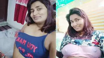 Desi Babe Showing Off Her Big Natural Tits On Camera For Viewers