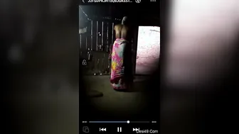 Village Bhabhi Getting Dressed While Hubby Films Her Curves Up Close