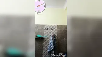 My Wife Getting Naked Washing Herself During Our Video Session