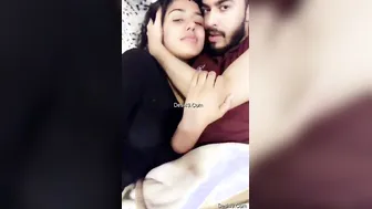 Young Desi Lovers Making Out Passionately In Their Bedroom