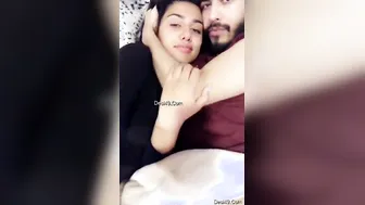 Young Desi Lovers Making Out Passionately In Their Bedroom