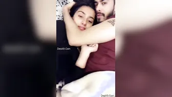 Young Desi Lovers Making Out Passionately In Their Bedroom