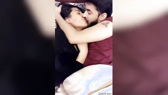 Young Desi Lovers Making Out Passionately In Their Bedroom