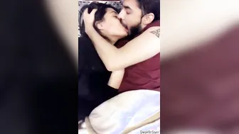 Young Desi Lovers Making Out Passionately In Their Bedroom