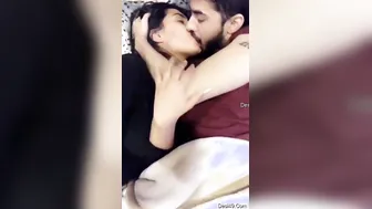 Young Desi Lovers Making Out Passionately In Their Bedroom
