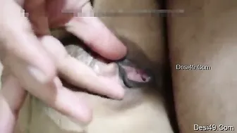 Husband Fingering His Wife's Dripping Pussy Making Her Squirm