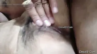 Husband Fingering His Wife's Dripping Pussy Making Her Squirm