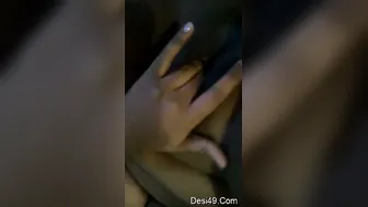 Horny Babe Playing With Her Massive Tits Rubbing Her Wet Pussy