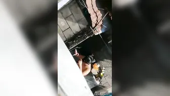 Catching My Desi GF Bathing Outside By The Village Well