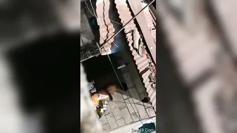 Catching My Desi GF Bathing Outside By The Village Well