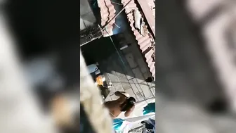 Catching My Desi GF Bathing Outside By The Village Well