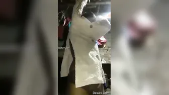 Sweet Girl Stripping Naked And Showing Off Her Tight Pussy