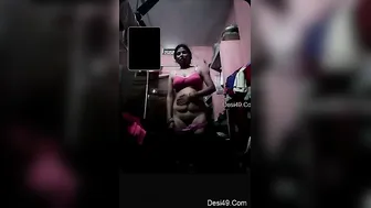 Desi Bhabhi Flashing Her Big Tits During Naughty Video Call
