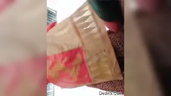 Sweet Desi Babe Revealing Her Perky Tits And Tight Pussy