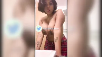 Desi GF Revealing Her Massive Tits And Pussy On Camera