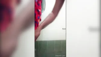 Married Bhabhi Filming Herself Bathing Naked Sending To Lover