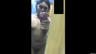 Shy Desi Girl Filming Herself Naked In Bedroom For Boyfriend