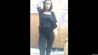 Hot GF Doing A Slow Striptease Dance In Bedroom