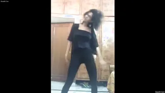 Hot GF Doing A Slow Striptease Dance In Bedroom