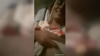 Village Wife Exposing Her Boobs Privately Just For You