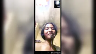 Cute Village Girl Stripping On Video Call For Her Boyfriend