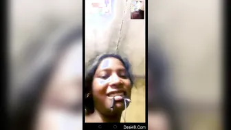 Cute Village Girl Stripping On Video Call For Her Boyfriend