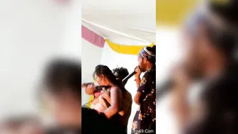 Hot Girl Getting Her Tits Squeezed Publicly At Local Event