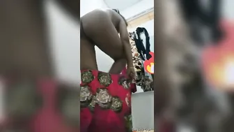 Cute GF Recording Herself Changing Clothes In Bedroom