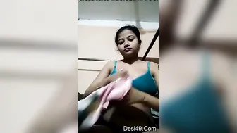 Cute GF Getting Dressed After Wild Session With Me