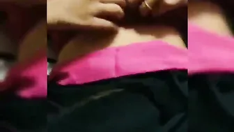 Naughty Indian Bhabhi Playing With Her Soft Boobs On Camera