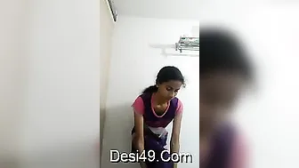 Cute GF Fingering Pussy And Showing Tits For Boyfriend