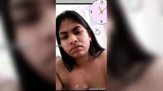 Desi GF Showing Off Her Massive Natural Boobs Video Call