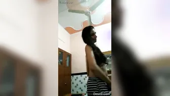Hot Wife Stripping Off Her Clothes Exposing Tits And Pussy Nude
