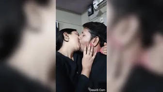 Horny Desi Couple Making Out And Kissing Passionately At Home