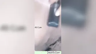 Desi GF Shaving Her Smooth Pussy For Me At Home Tonight