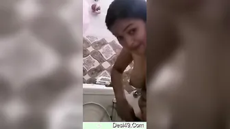 Desi GF Shaving Her Smooth Pussy For Me At Home Tonight