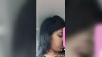 Husband Sucking His Slutty GFs Nipples At Midnight
