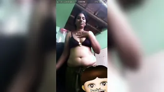 Lonely Bhabhi Stripping Naked During Late Night Video Chat