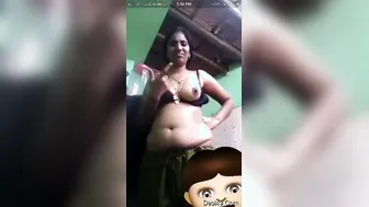 Lonely Bhabhi Stripping Naked During Late Night Video Chat