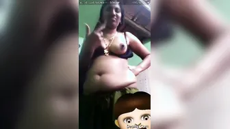 Lonely Bhabhi Stripping Naked During Late Night Video Chat
