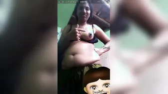 Lonely Bhabhi Stripping Naked During Late Night Video Chat